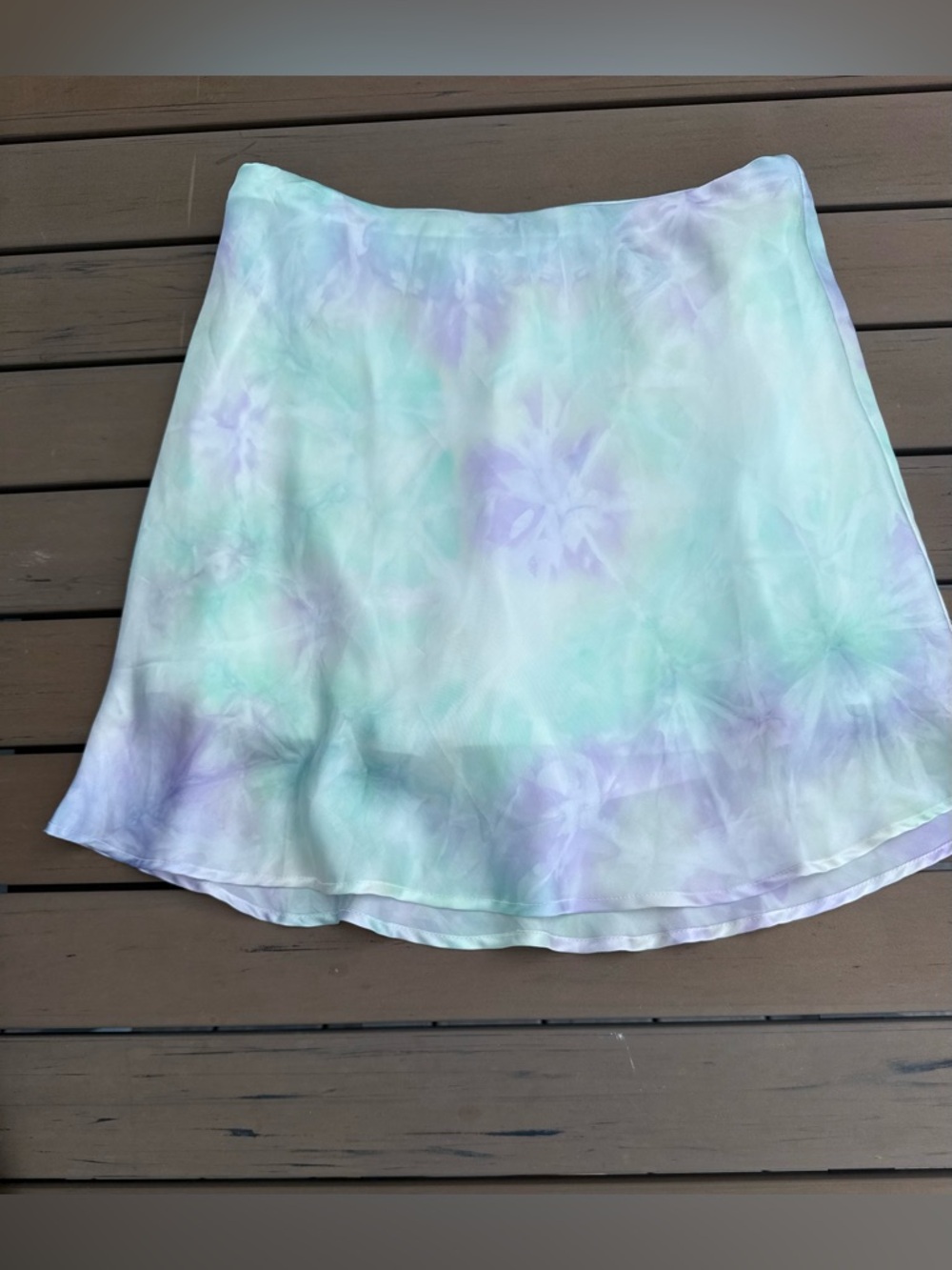 Le Lis Pastel Tie-Dye Circle Lined Skort